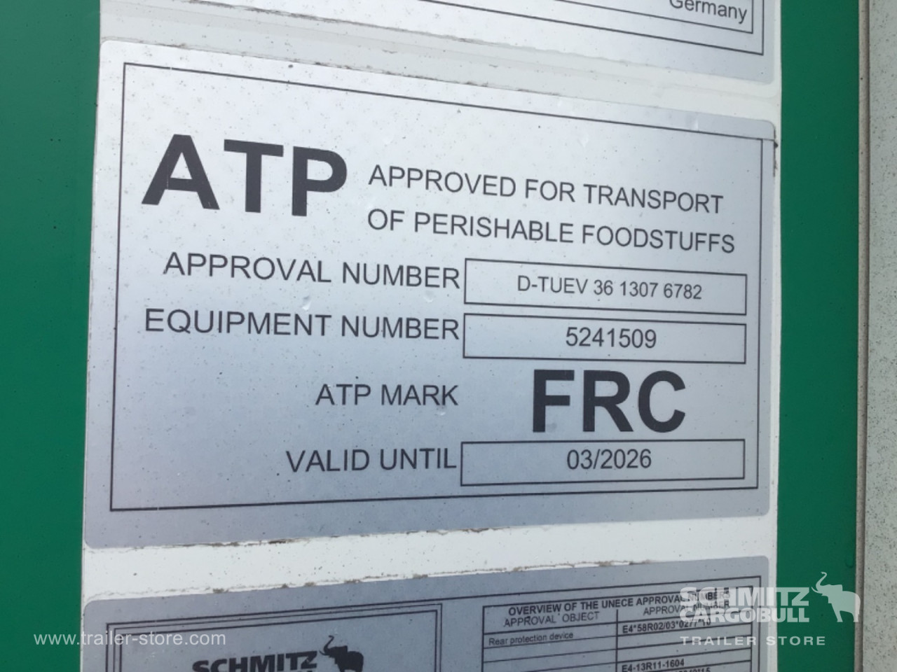 Schmitz Semi Reefer Standard