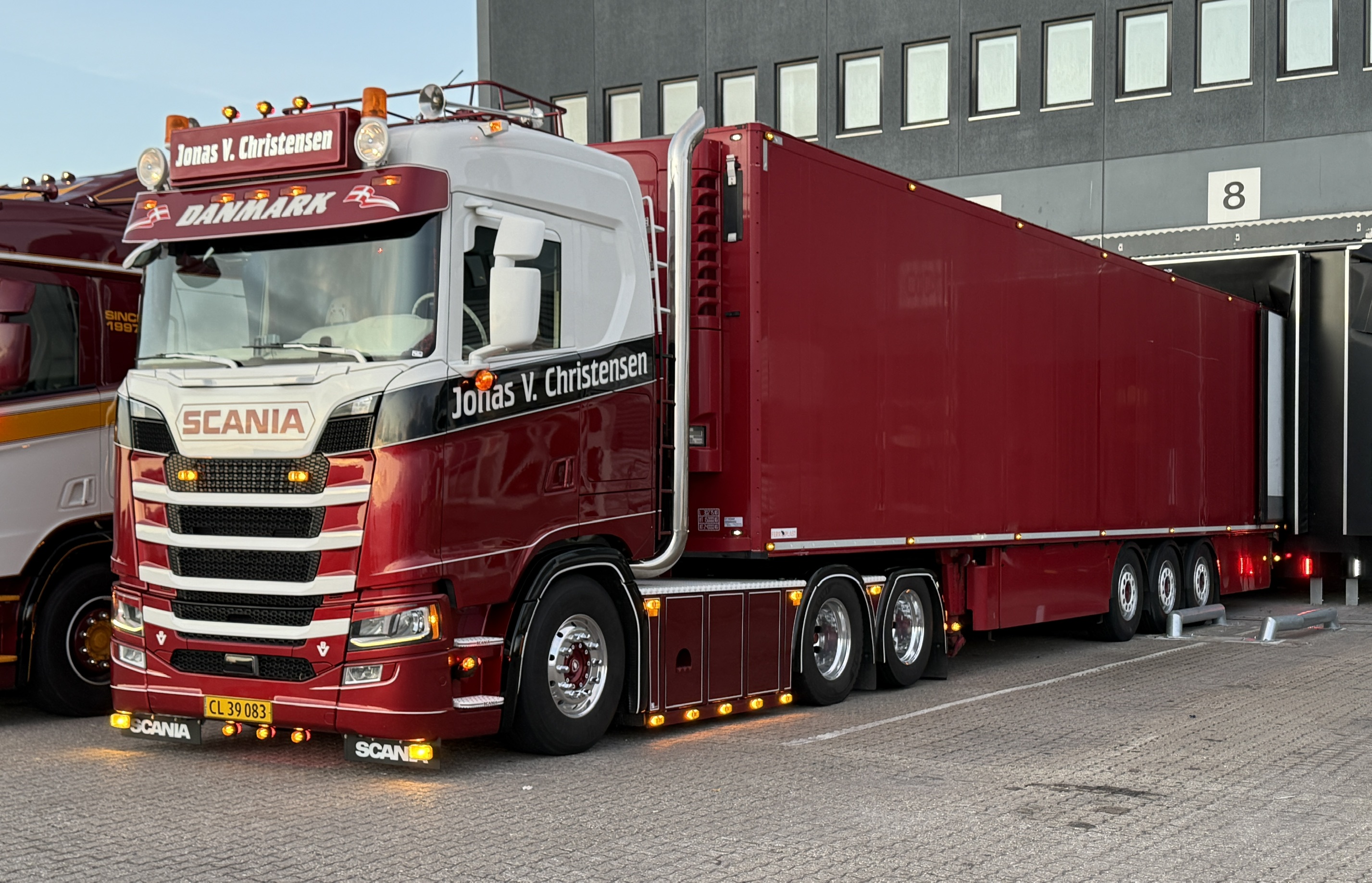 Schmitz Cargobull Køle/frys, Blomstermål, Lift, Double stock