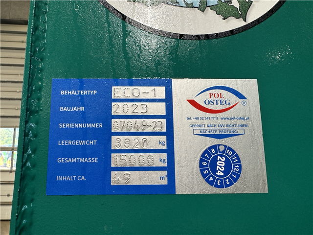 Diverse W-EKO 49M3 container