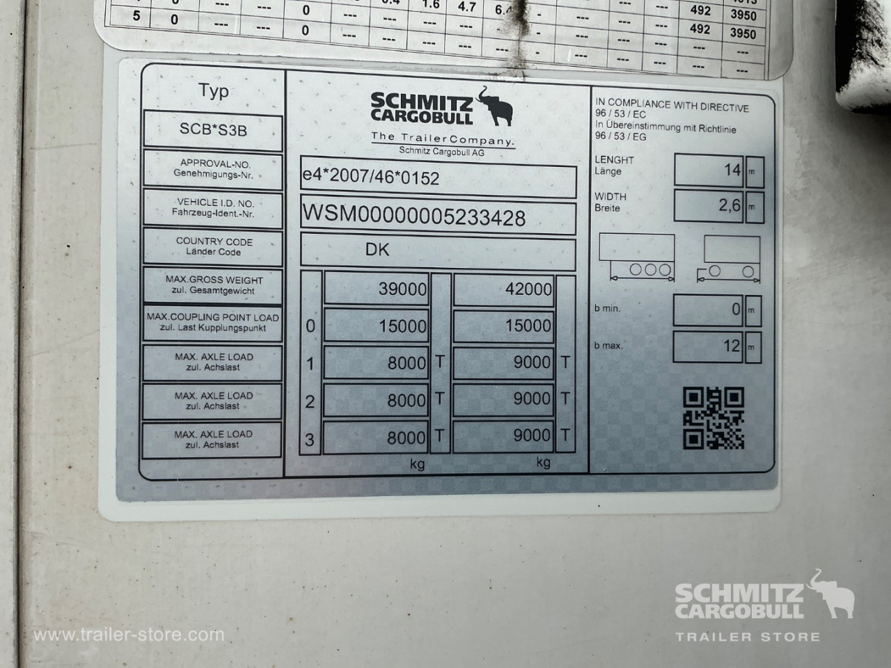 Schmitz Semi Reefer Standard Dobbeltdækk