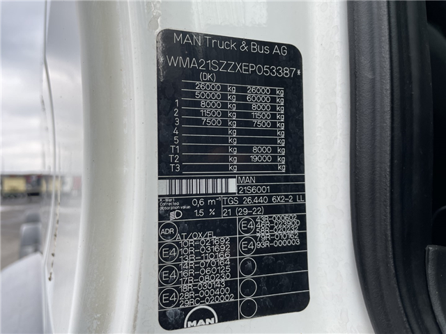 MAN TGS 26.440 6x2*4 Euro 6 ADR Chassis