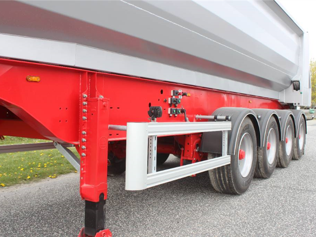 AMT THL400 - 4 akslet HARDOX tip trailer/Pendel