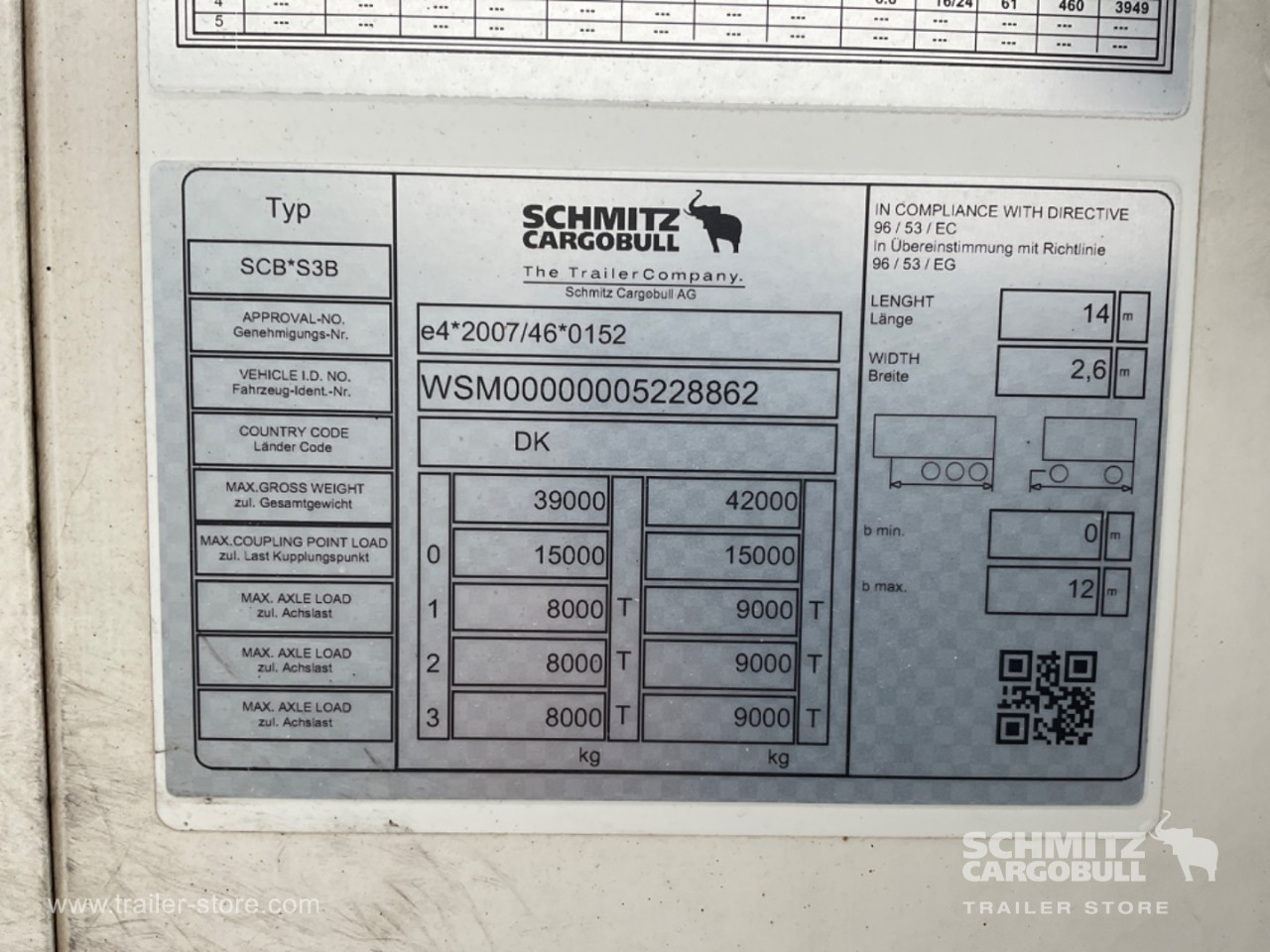 Schmitz Semi Reefer Multitemp Dobbeltdækk