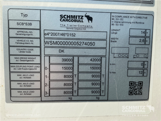 Schmitz Semi Reefer Standard Dobbeltdækk