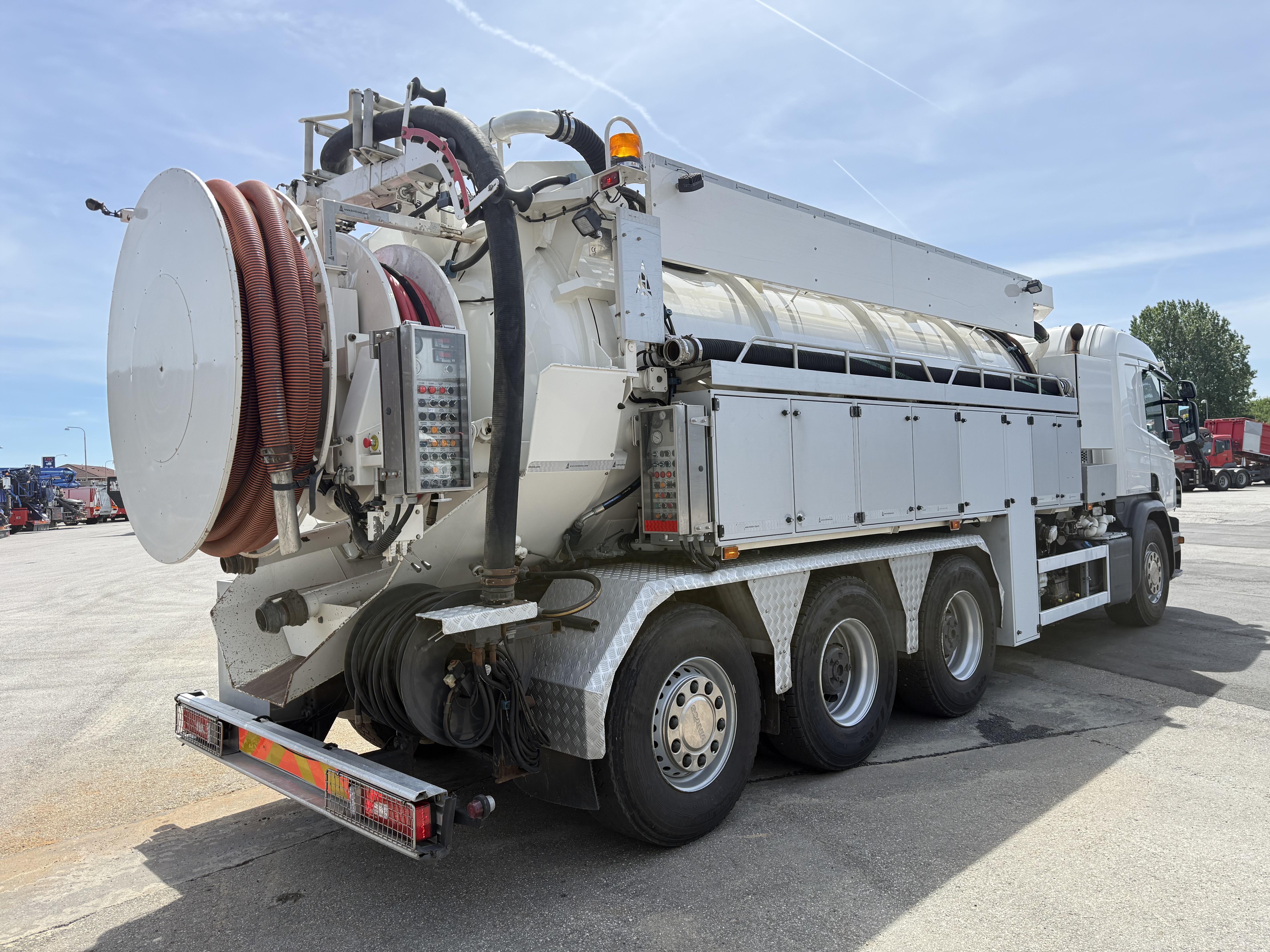 Scania P450 8x4*4 Hvidtved Larsen FlexLine 412 PED Euro 6