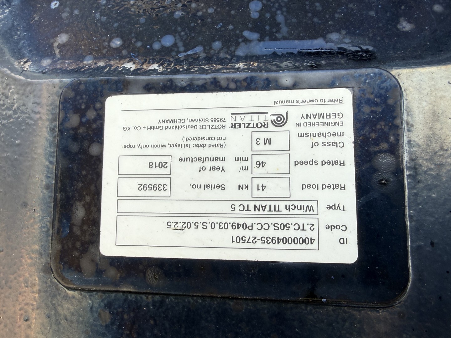 Mercedes Arocs 4153 8x4 MPG 220 TM7 Kranbil