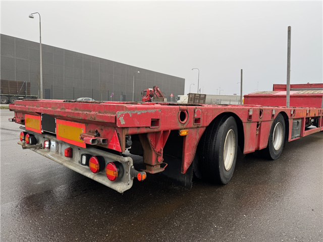 B-XL 4,5 m. 2 akslet Udtrækstrailer