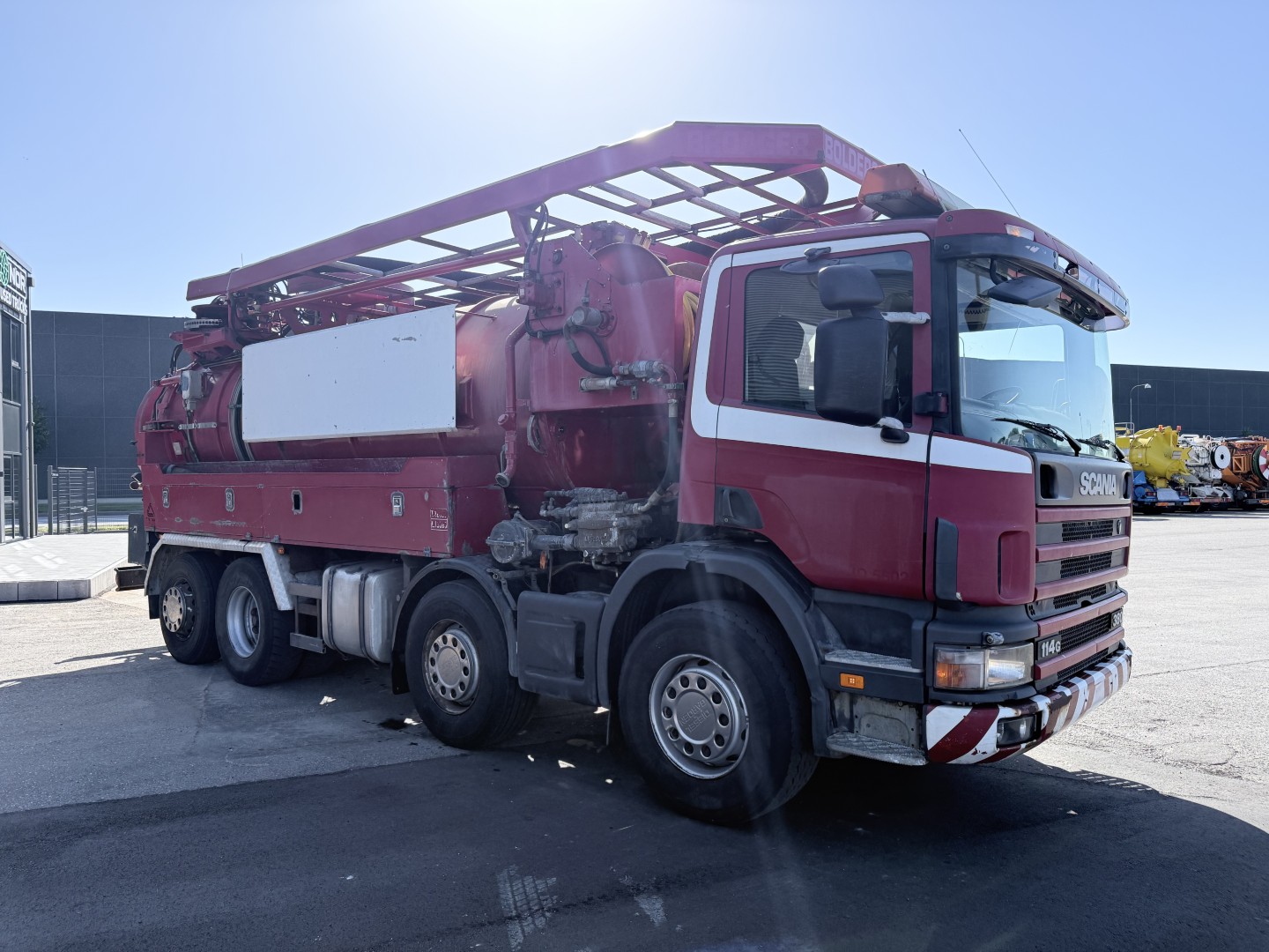 Scania 114G 380 8x2*6 Assmann 13,4 m3 PED Slamsuger