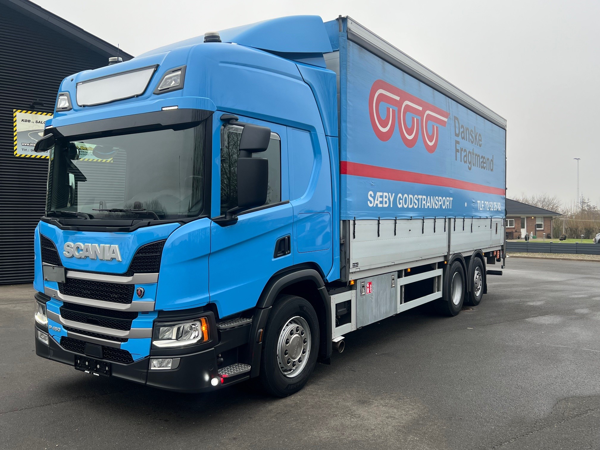 Scania P450 6X2*4 Skydepressning, sovekabine