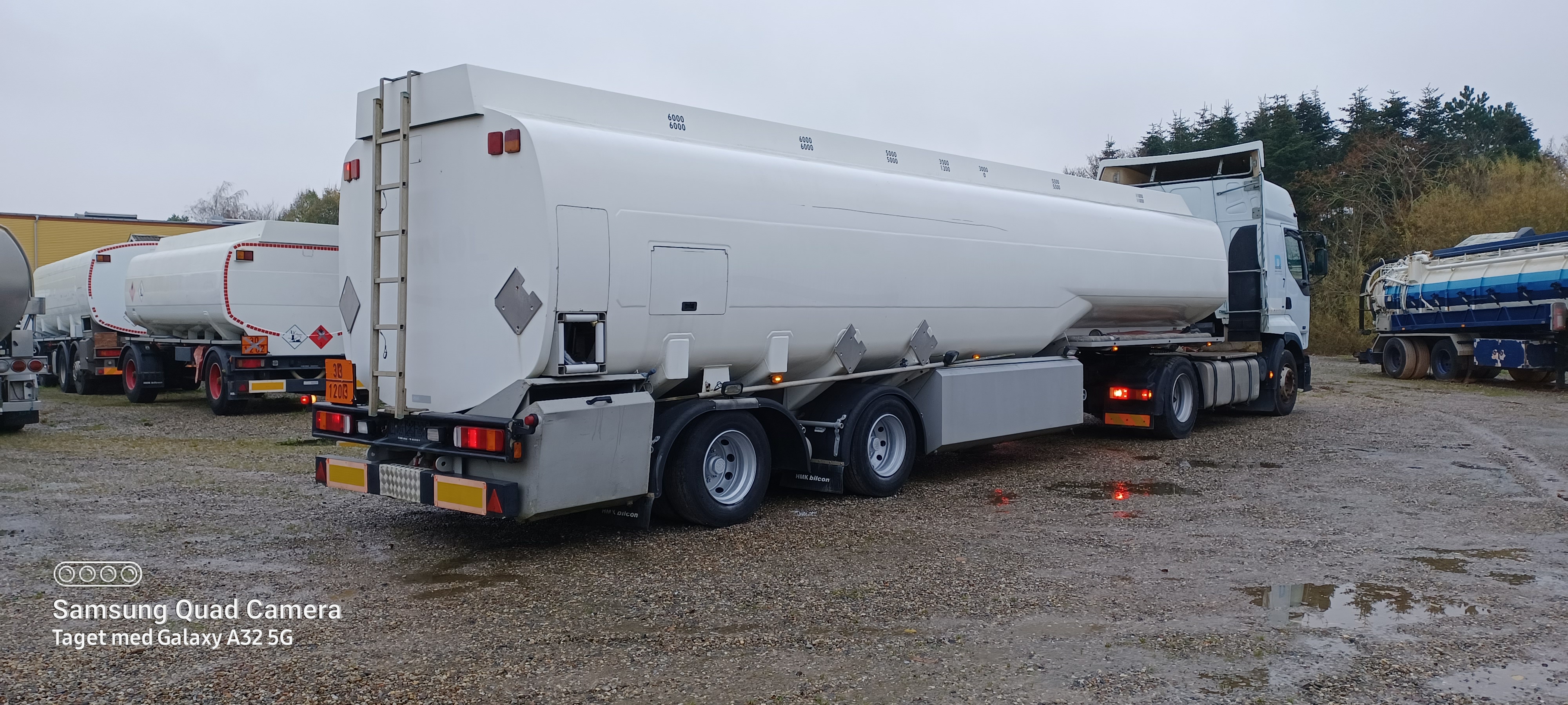 HMK BILCON, 41000 L ADR TANKTRAILER FUEL PUMPE