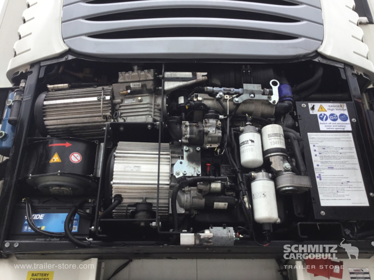 Schmitz Semi Reefer Meat hanging system