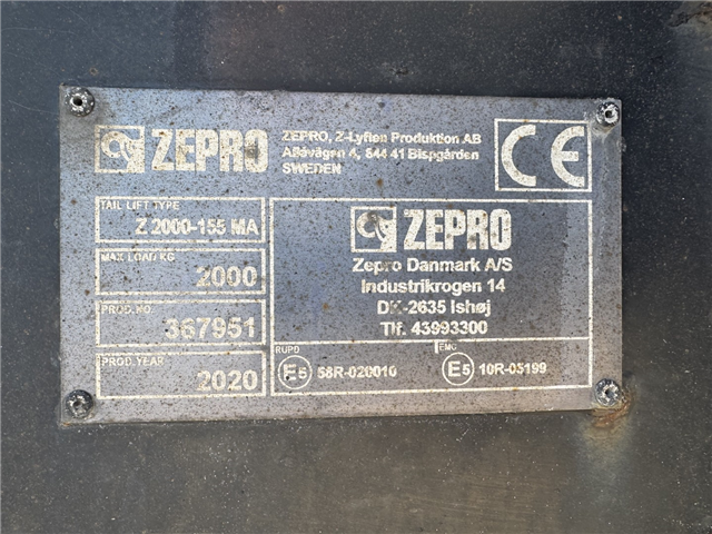 Volvo FL 210 4x2 Lukket kasse Euro 6