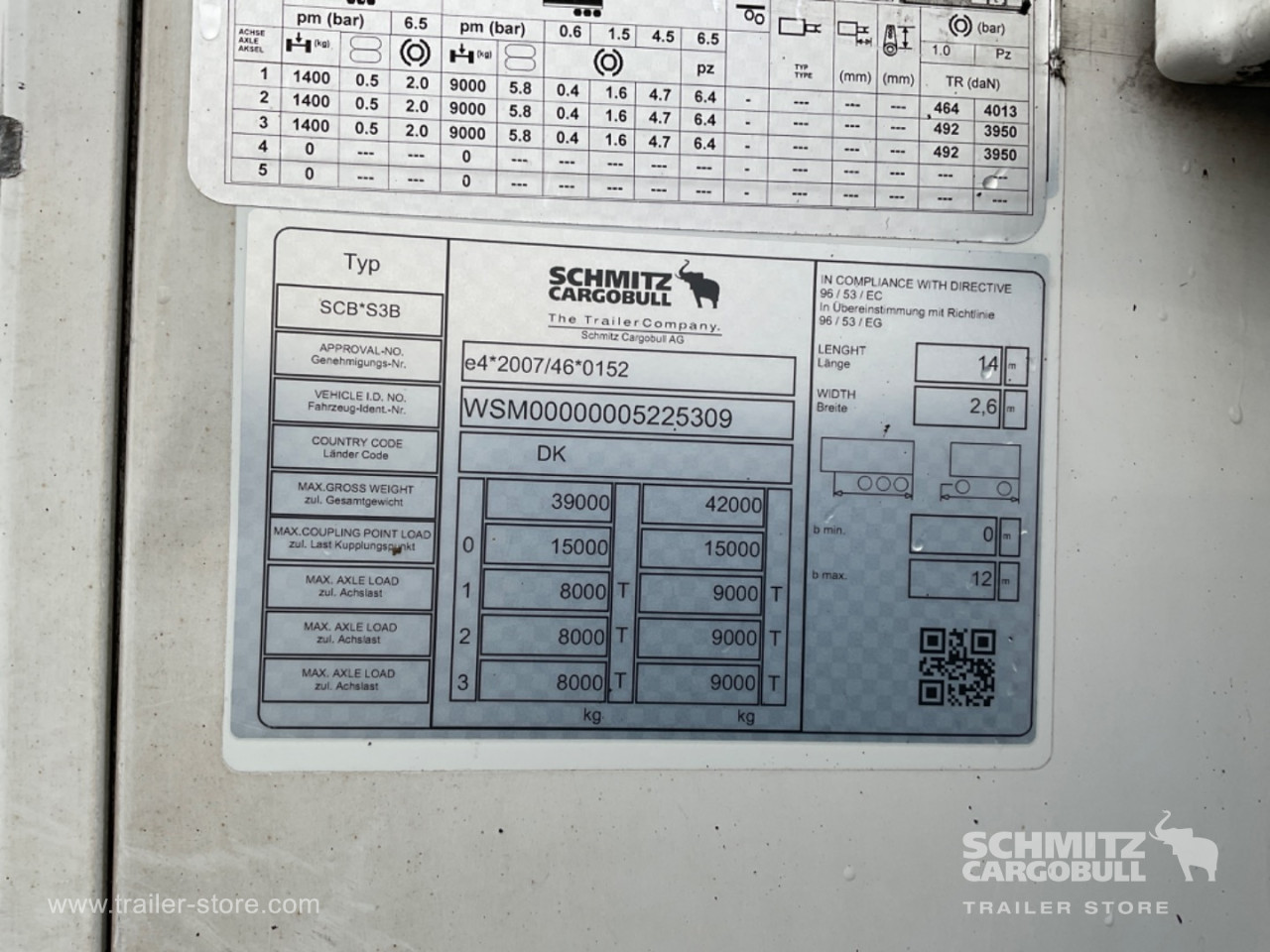 Schmitz Semi Reefer Multitemp Dobbeltdækk