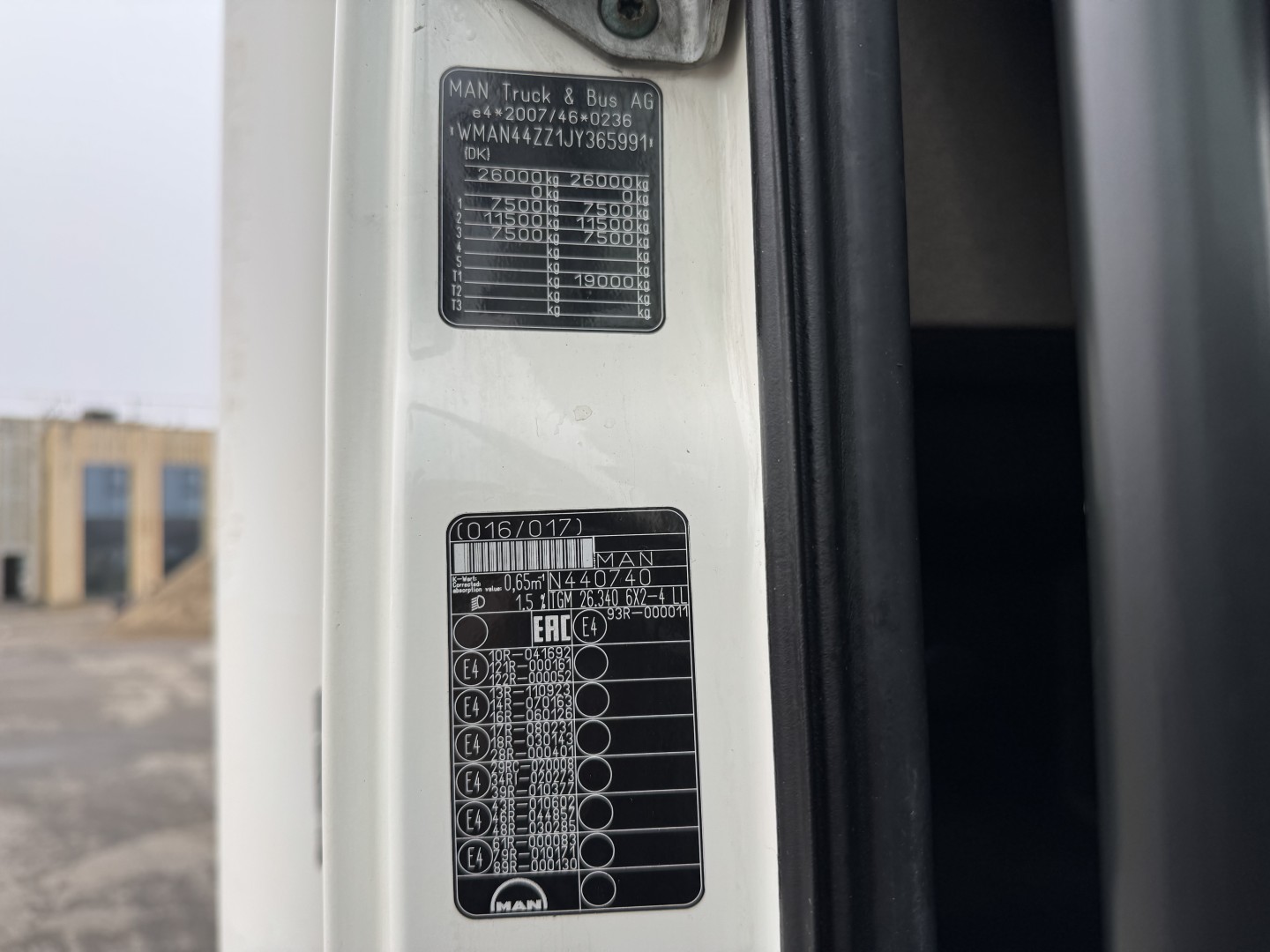 MAN TGM 26.340 6x2*4 Euro 6 Chereau / Carrier 9,8 m