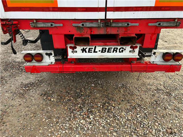 Kelberg 3 aks. gardintrailer m. truckbeslag