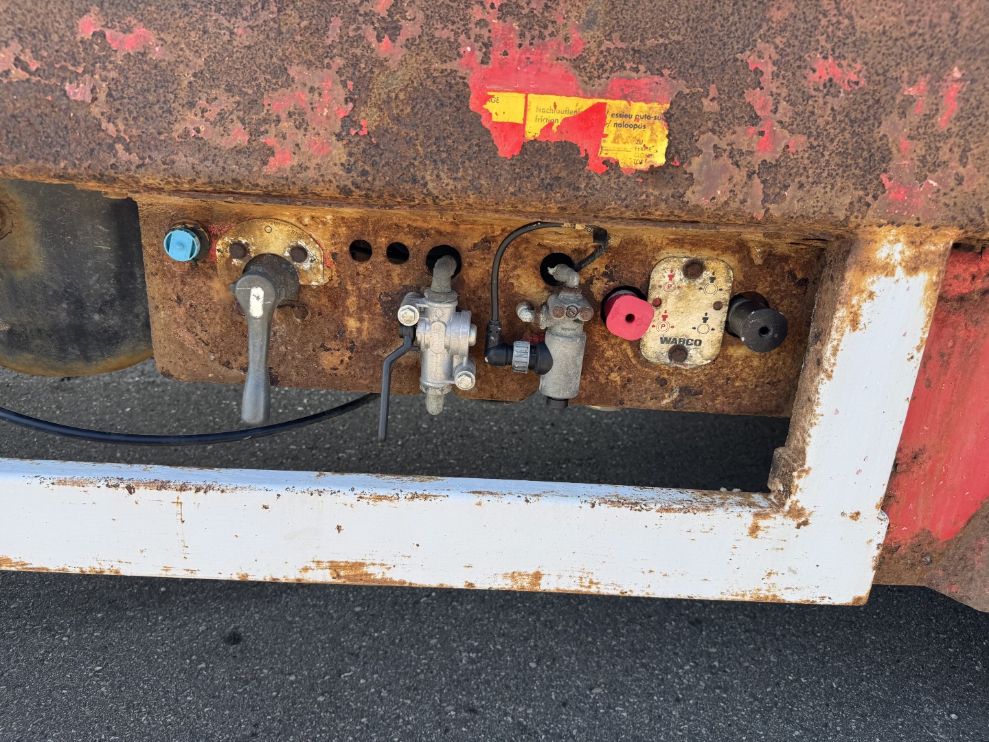 Kel-Berg / Faymonville 4 akslet Udtræks Maskintrailer