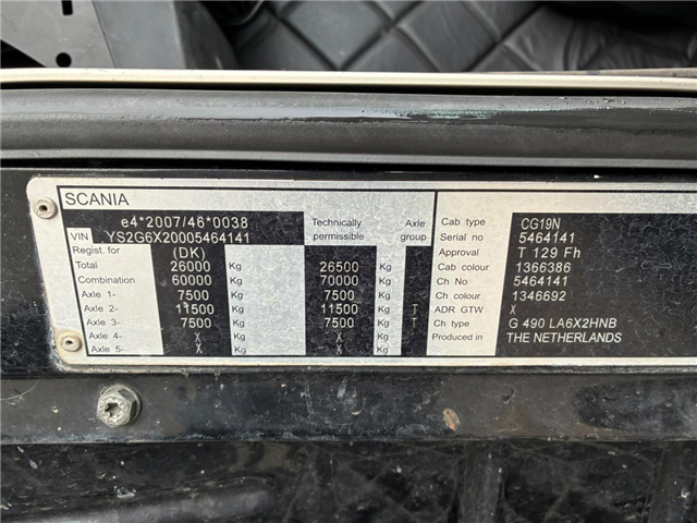 Scania G 490 LA6x2HNB - Hydraulik
