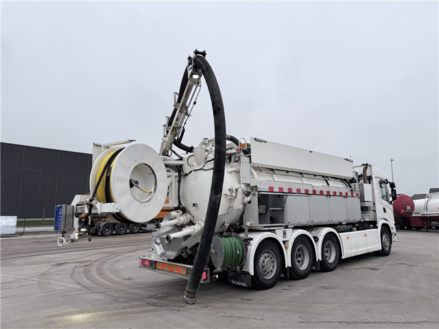 Scania G500 8x4*4 Bucher Recycler 414