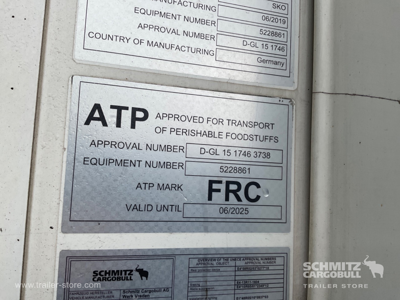 Schmitz Semi Reefer Multitemp Dobbeltdækk