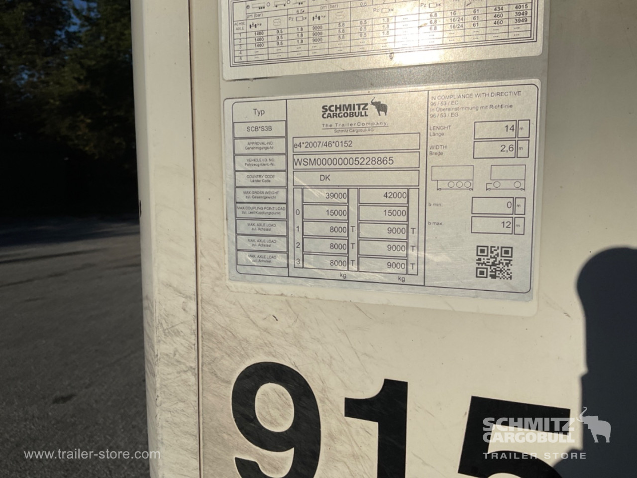 Schmitz Semi Reefer Multitemp Dobbeltdækk