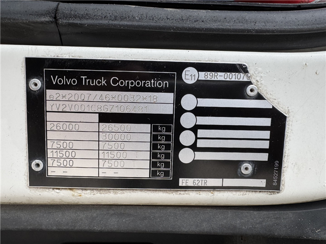 Volvo FE320 6x2*4 Frigoblock FK25SL 9.9 m kølekasse