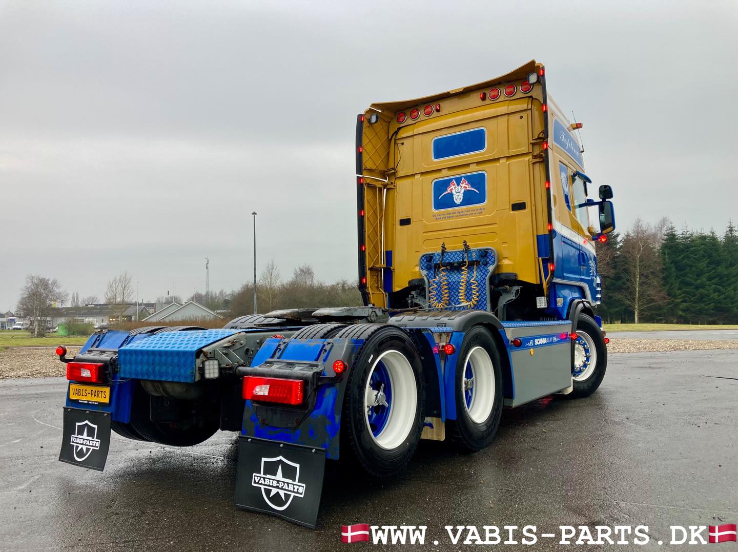 Scania R730 Boggie med 2 strengs hydraulik.