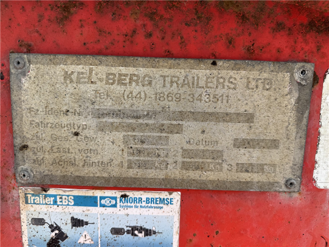 Kel-Berg 3 akslet asfalt tipkærre