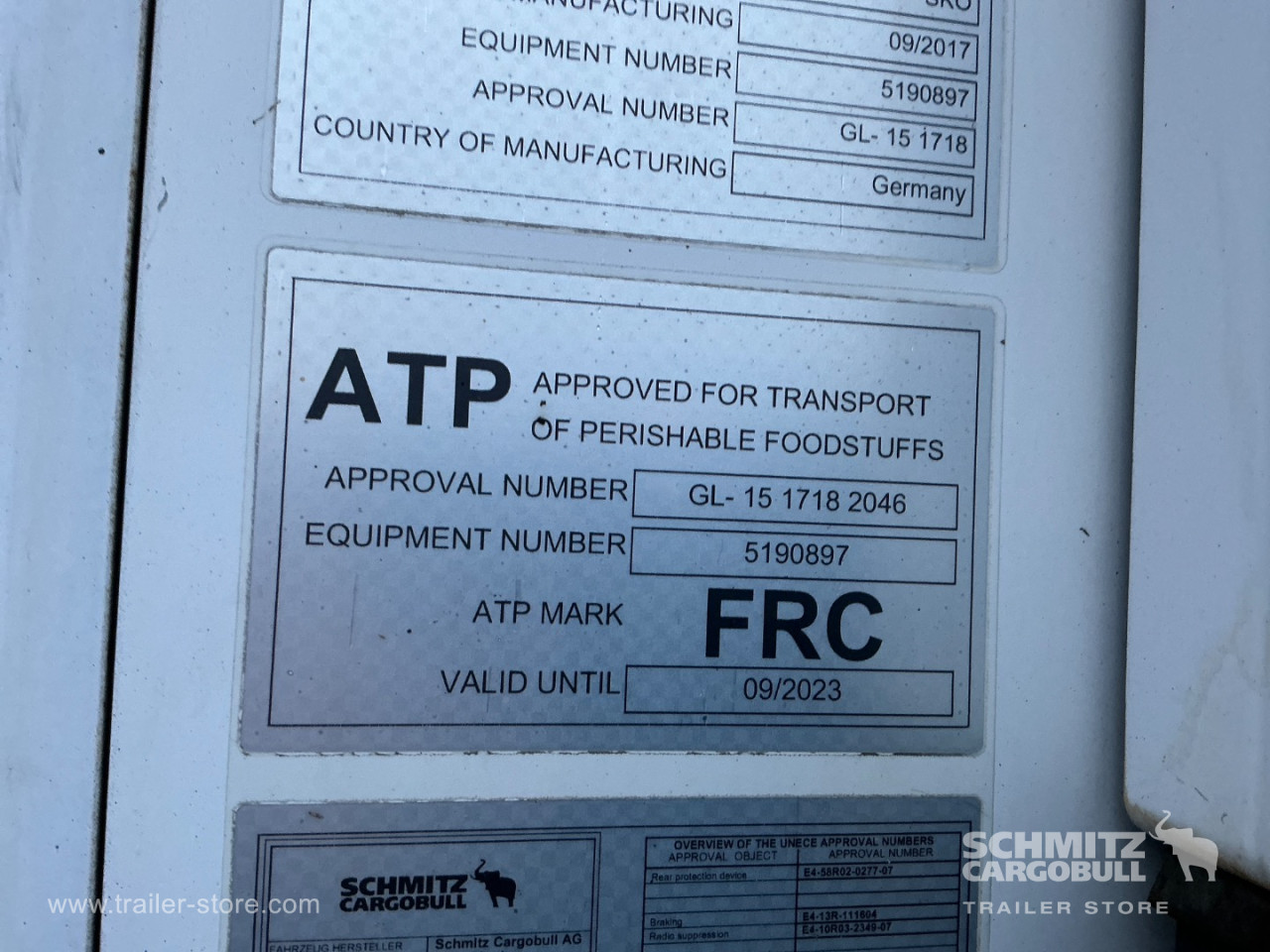Schmitz Semi Reefer Multitemp Dobbeltdækk