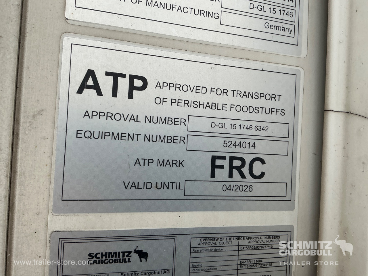 Schmitz Semi Reefer Standard Dobbeltdækk