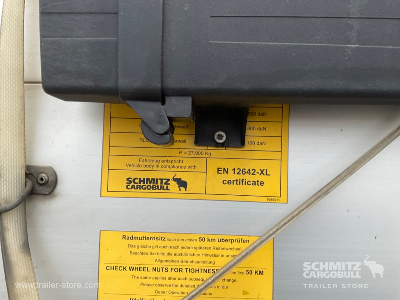 Schmitz Semi Curtainsider Standard Holder til gaffeltruck