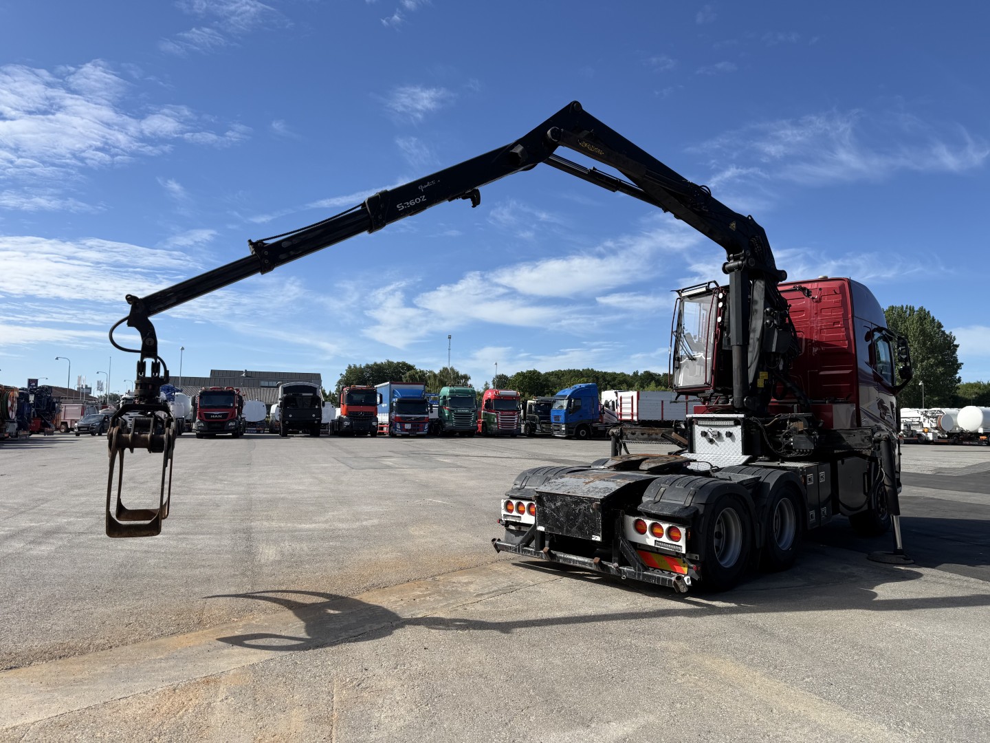 Volvo FH540 6x4 Palfinger Epsilon Z092S Skovkran