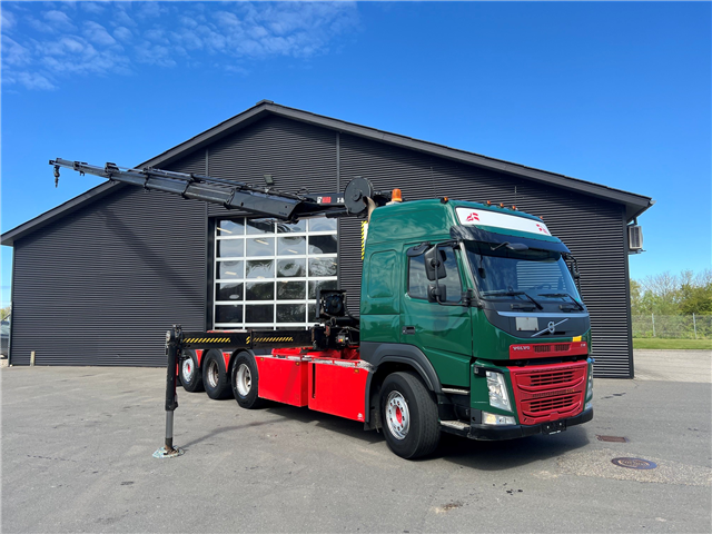 Volvo FM500 Hiab X-Hipro 262 E5 kran og Sawo hejs
