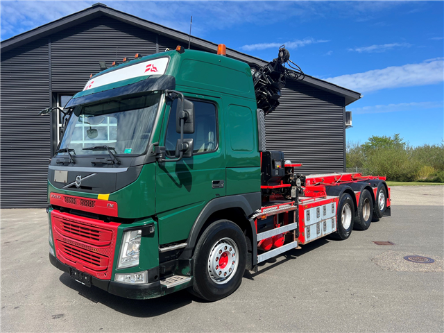 Volvo FM500 Hiab X-Hipro 262 E5 kran og Sawo hejs