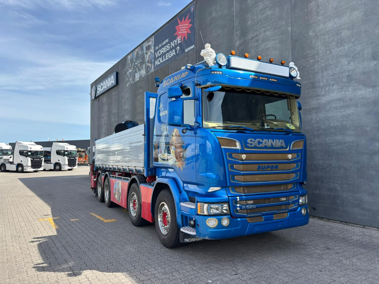 Scania R 520 LB8x4HNB Crane tip