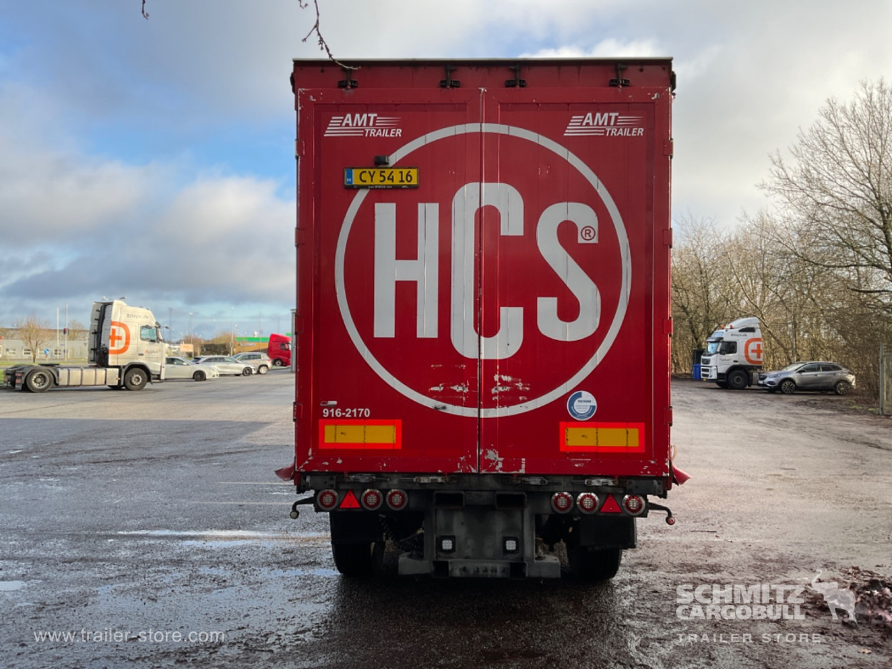 Semi Curtainsider Standard Holder til gaffeltruck