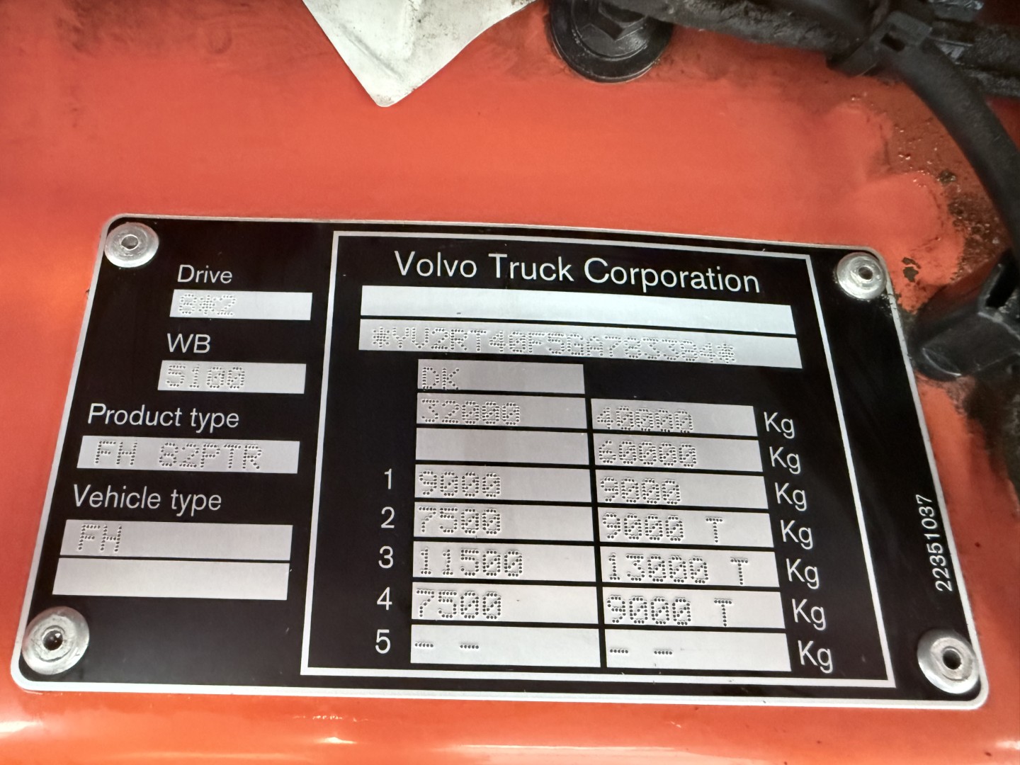 Volvo FH500 8x2*6 Tipbil Euro 6