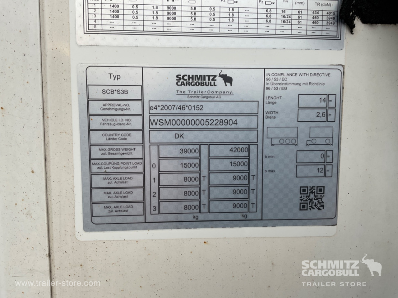 Schmitz Semi Reefer Standard Dobbeltdækk