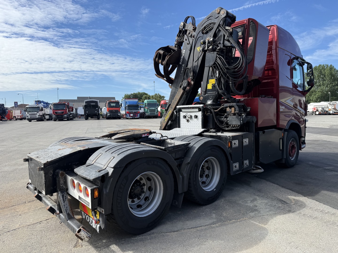 Volvo FH540 6x4 Palfinger Epsilon Z092S Skovkran