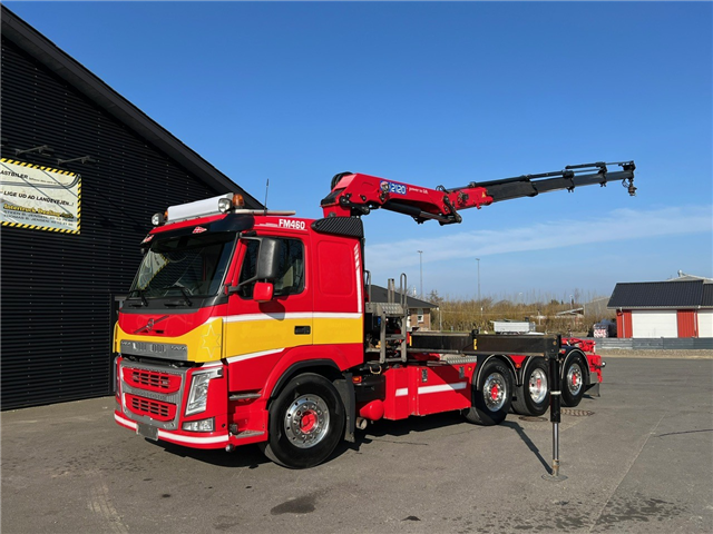 Volvo FM460 8X2*6 HMF 2120 Kran og hejs
