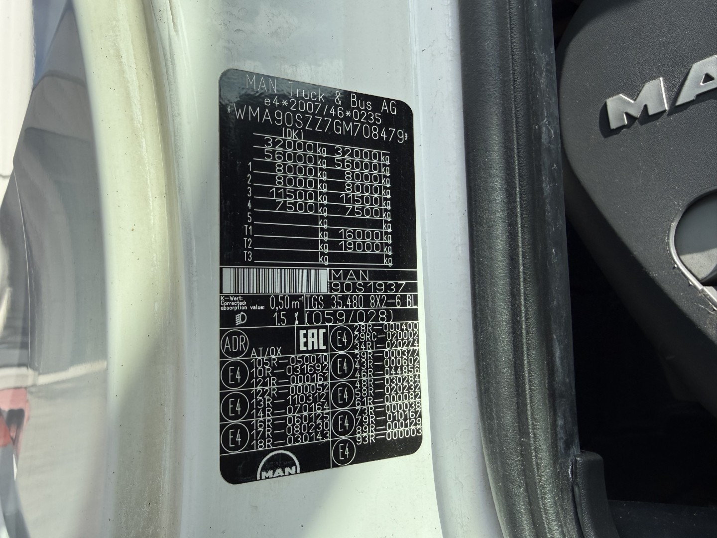 MAN TGS 35.480 8x2*6 Euro 6 23.000 l ADR Tank