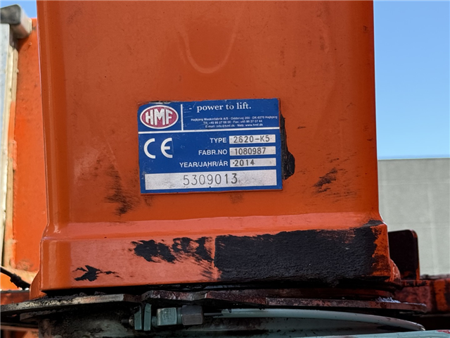 Volvo FM500 8x2*6 / Kran HMF 2620 K5 Pendel Tip