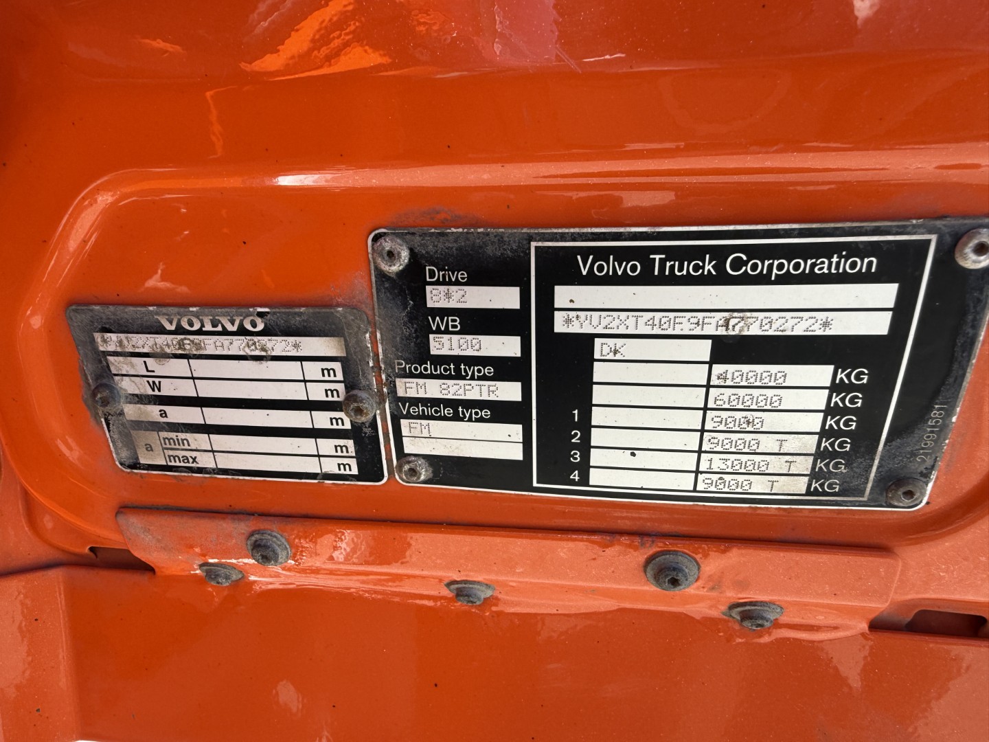 Volvo FM500 8x2*6 Pendel Tip / Kran HMF 2620 K5