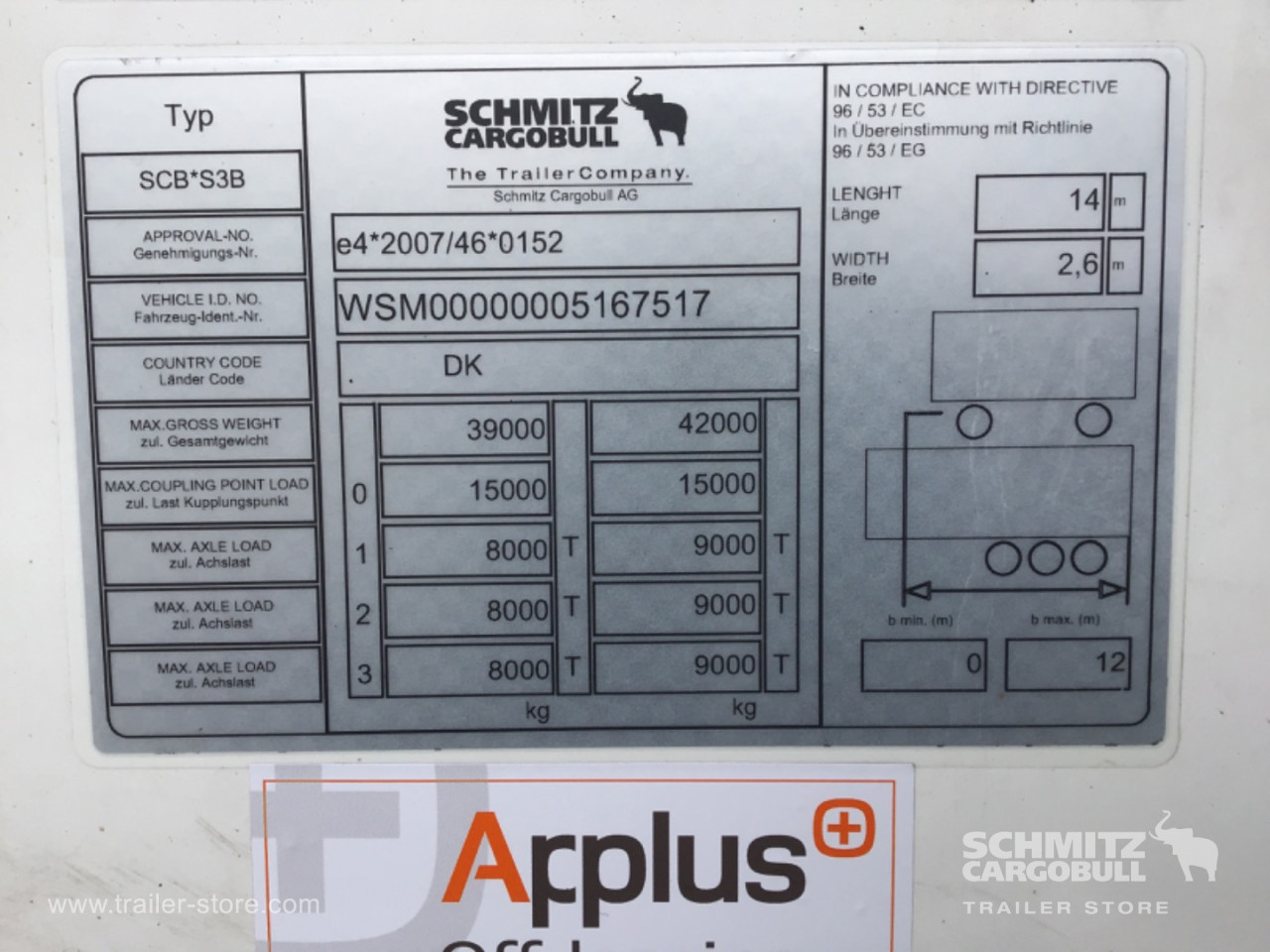 Schmitz Semi Reefer Standard Dobbeltdækk