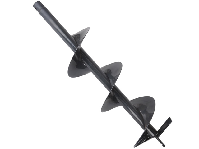 - Pælebor til minigraver - motor, slanger og 3 bor