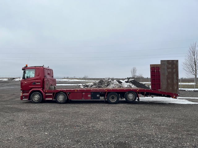 Scania G410 8X2*6 Knæklad – Machinetransporter