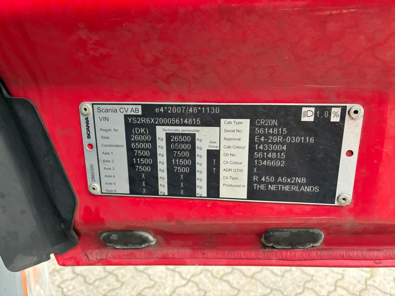 Scania R 450 A6x2NB