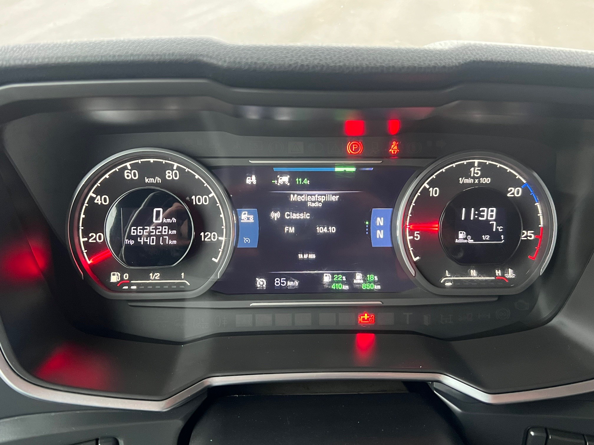 Scania P450 6X2*4 Skydepressning, sovekabine