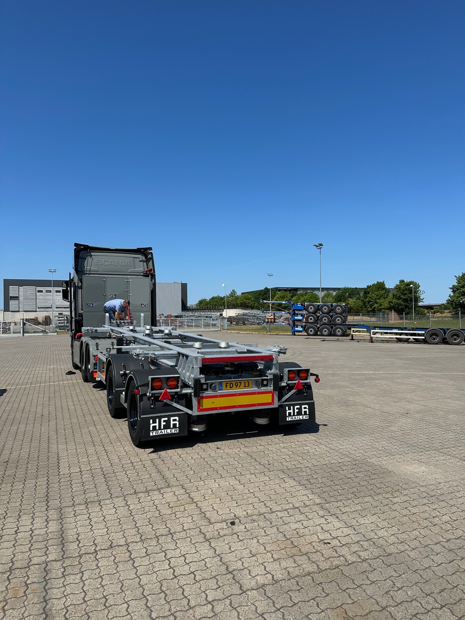 HFR Container - linktrailer Sælges - 2 stk. haves.
