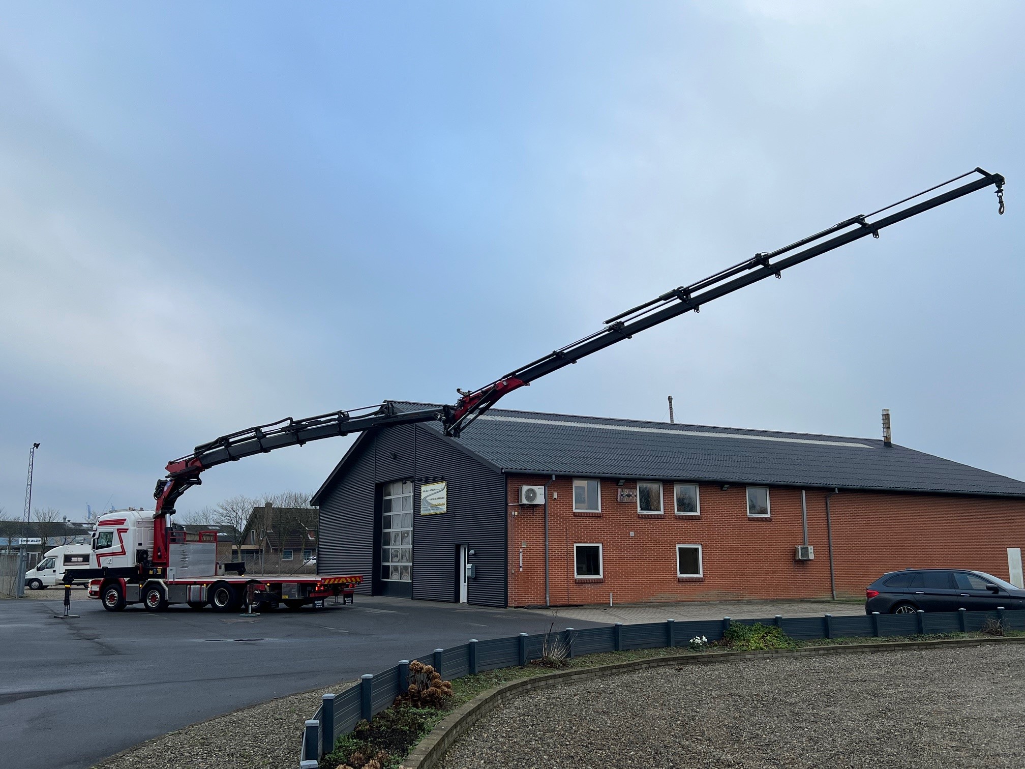 Scania R580 8X2*6 HMF 6020 OK6 + Jib