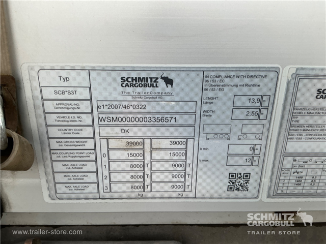 Schmitz Semi Curtainsider Standard , Foldedør højre
